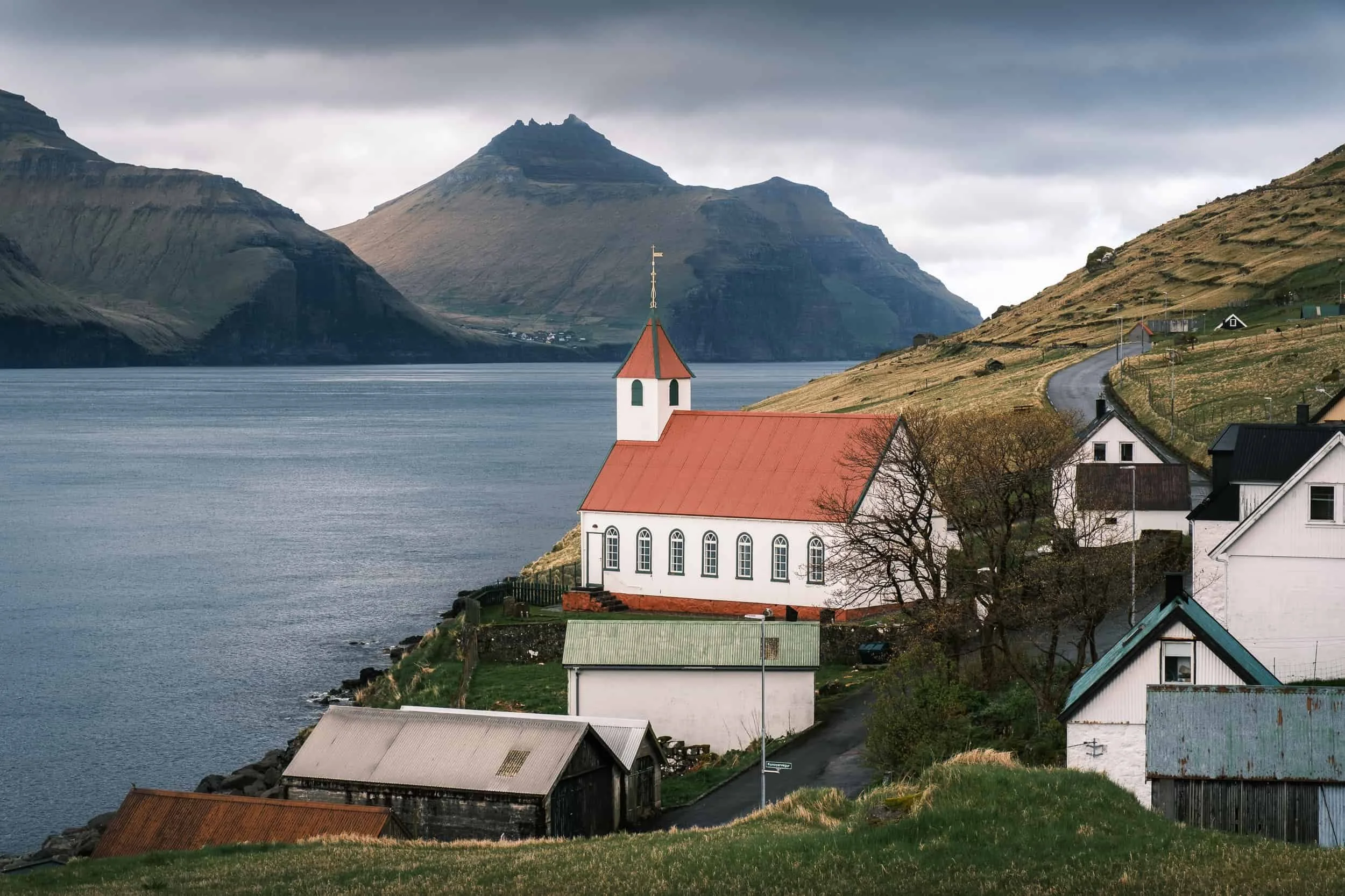 Kunoy Church, Faroe Islands: Photo Editorial and territorial marketing by Guillaume Donsimoni.