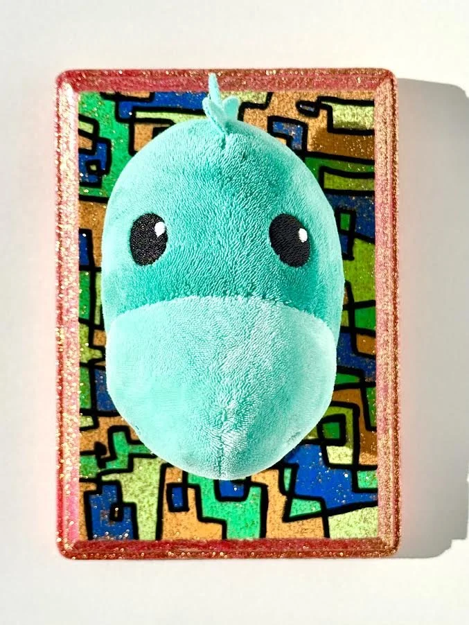 Blue Dinosaur Plaque