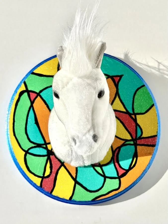 White Horse Plaque