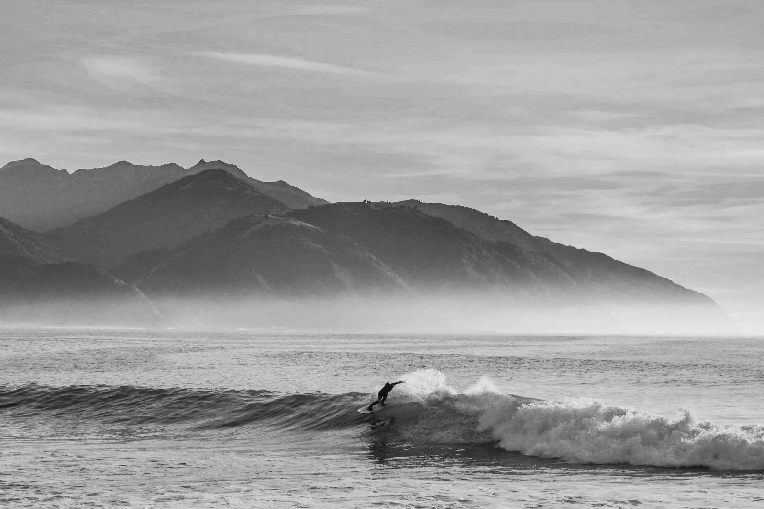Surfing.