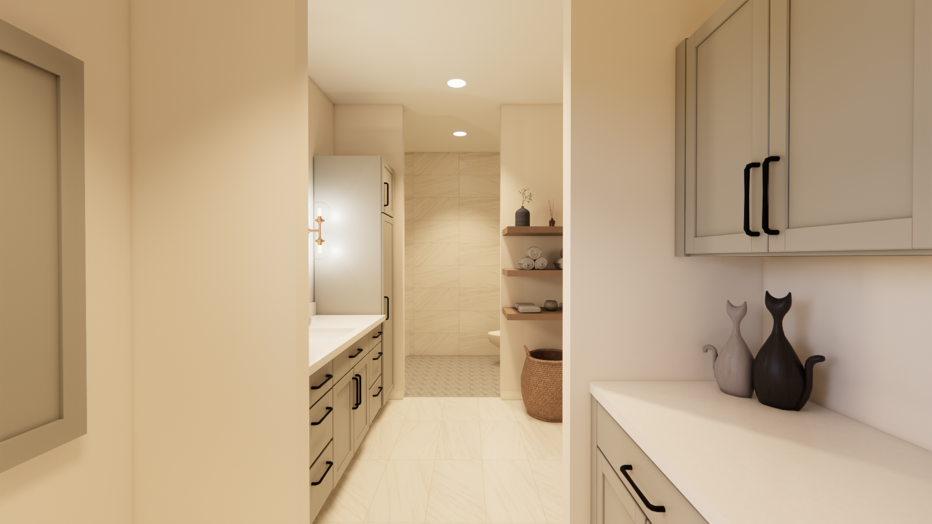 Laundry / Primary Bathroom