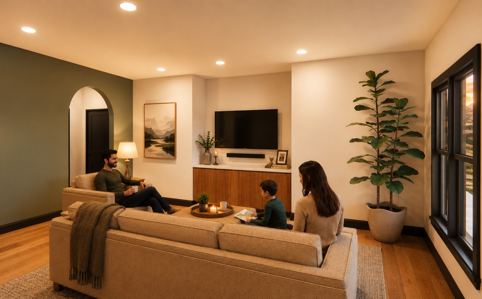 Cozy Living Room Interior