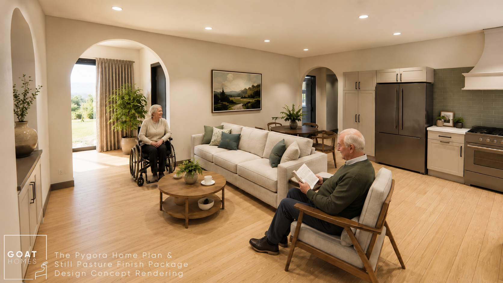 Open Concept Living Room