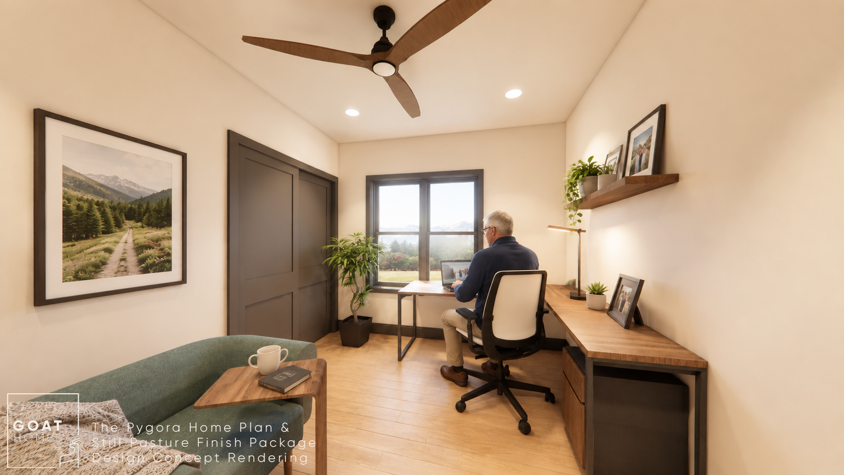 Flexible Home Office and Guest Room Design