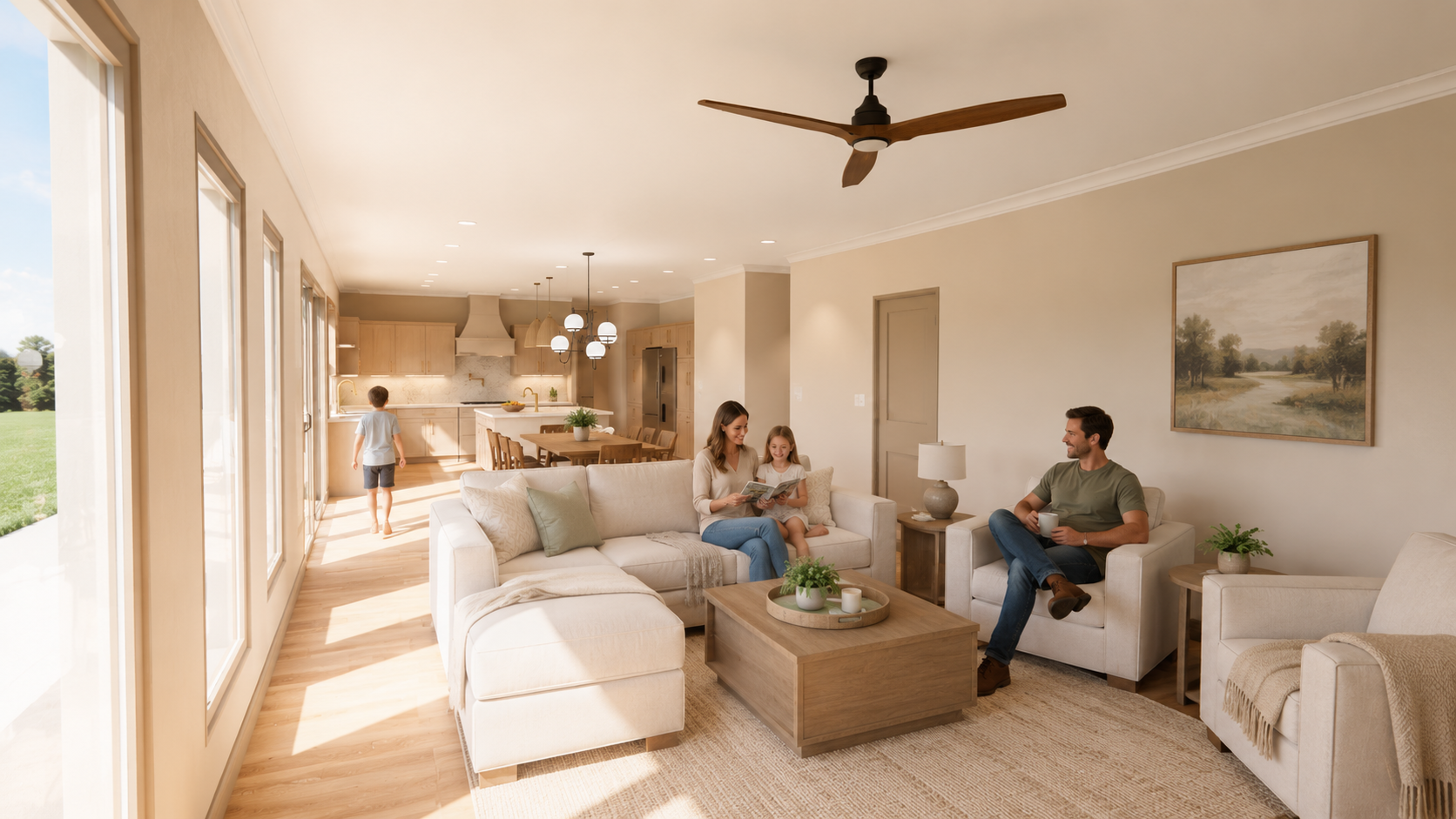 Cashmere Home Plan | Living Room