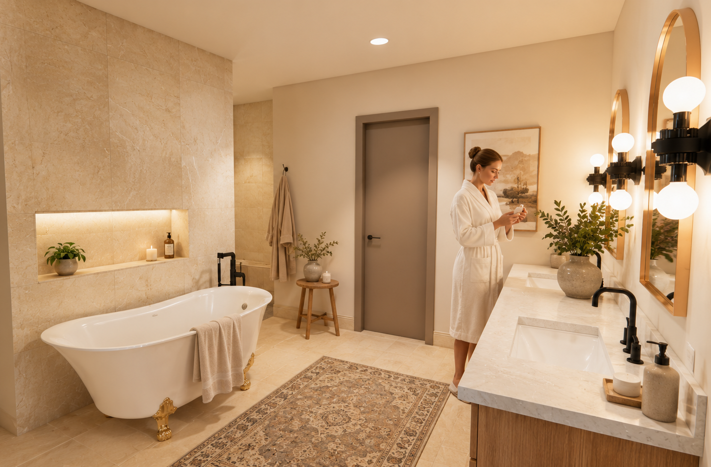 Cashmere Home Plan | Primary Bathroom