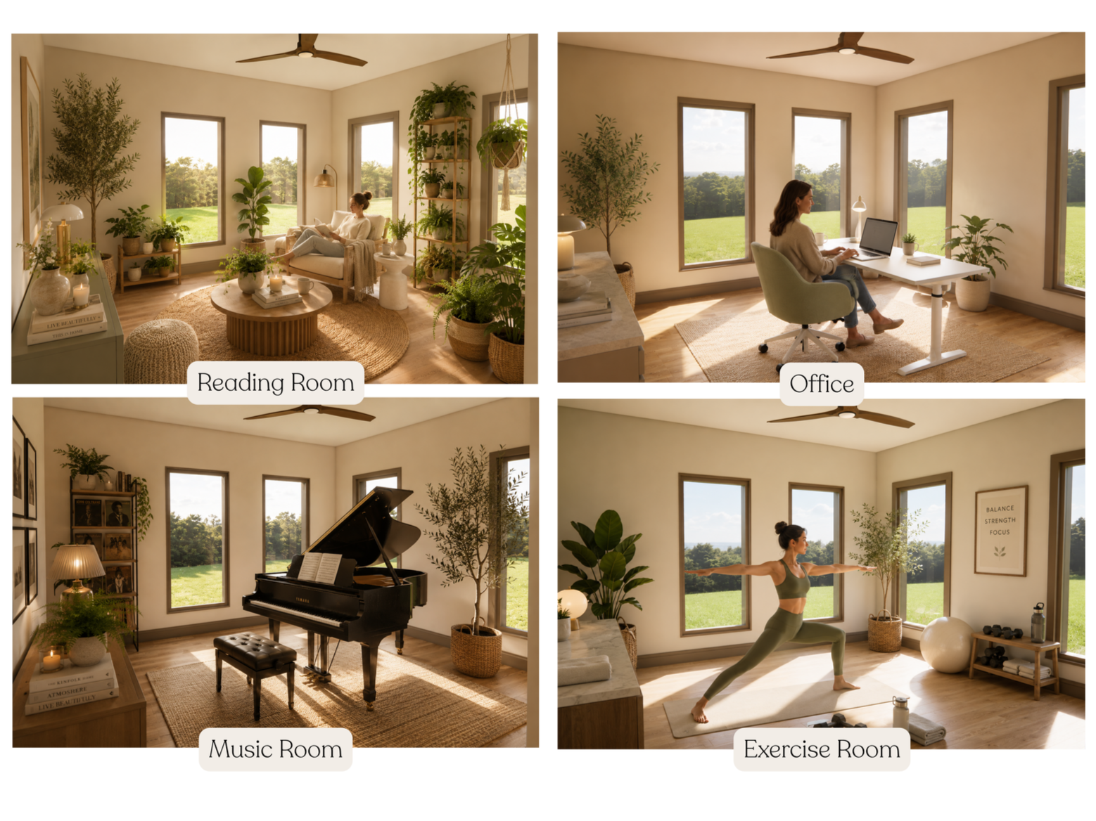 GOAT Homes - Wellness Room Interior Design Ideas