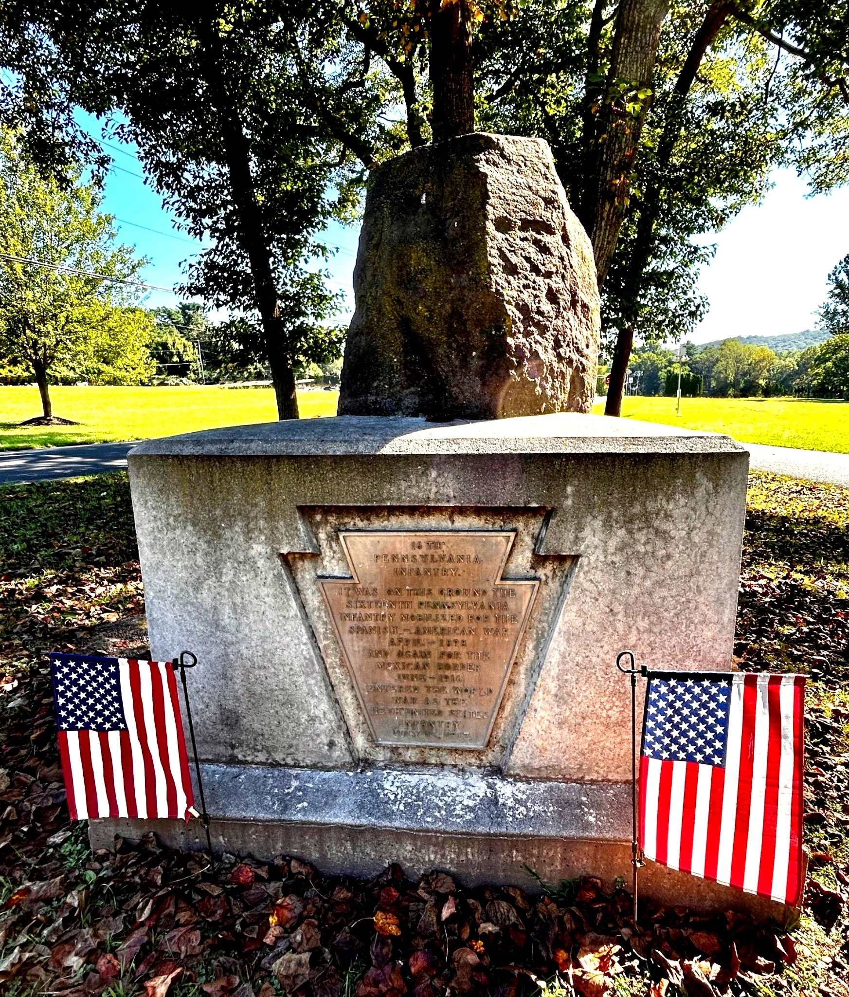Historical grave marker Soldiers Field Mount Gretna