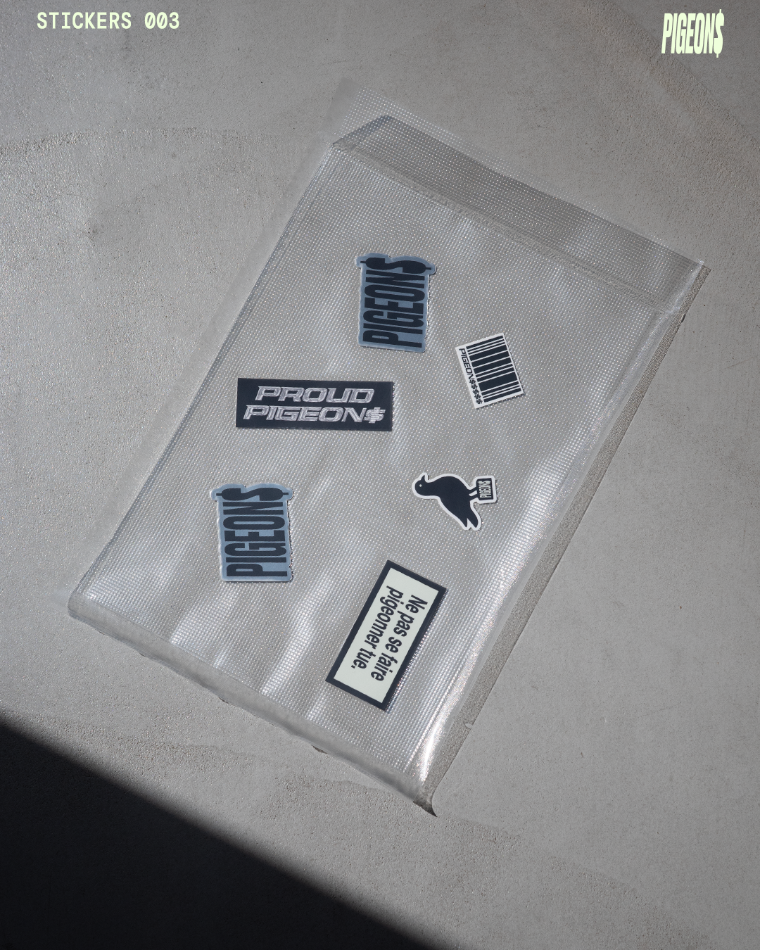 PIGEON$ STICKERS 003