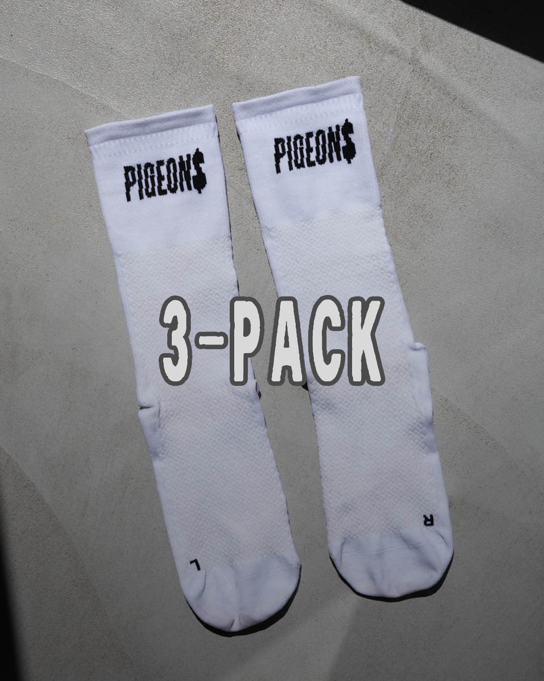 (3-PACK) RUNNING SOCKS