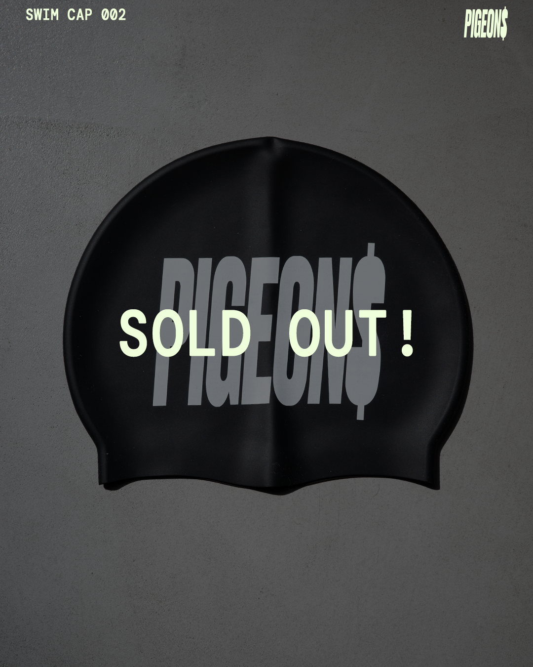 PIGEON$ SWIM CAPS 002