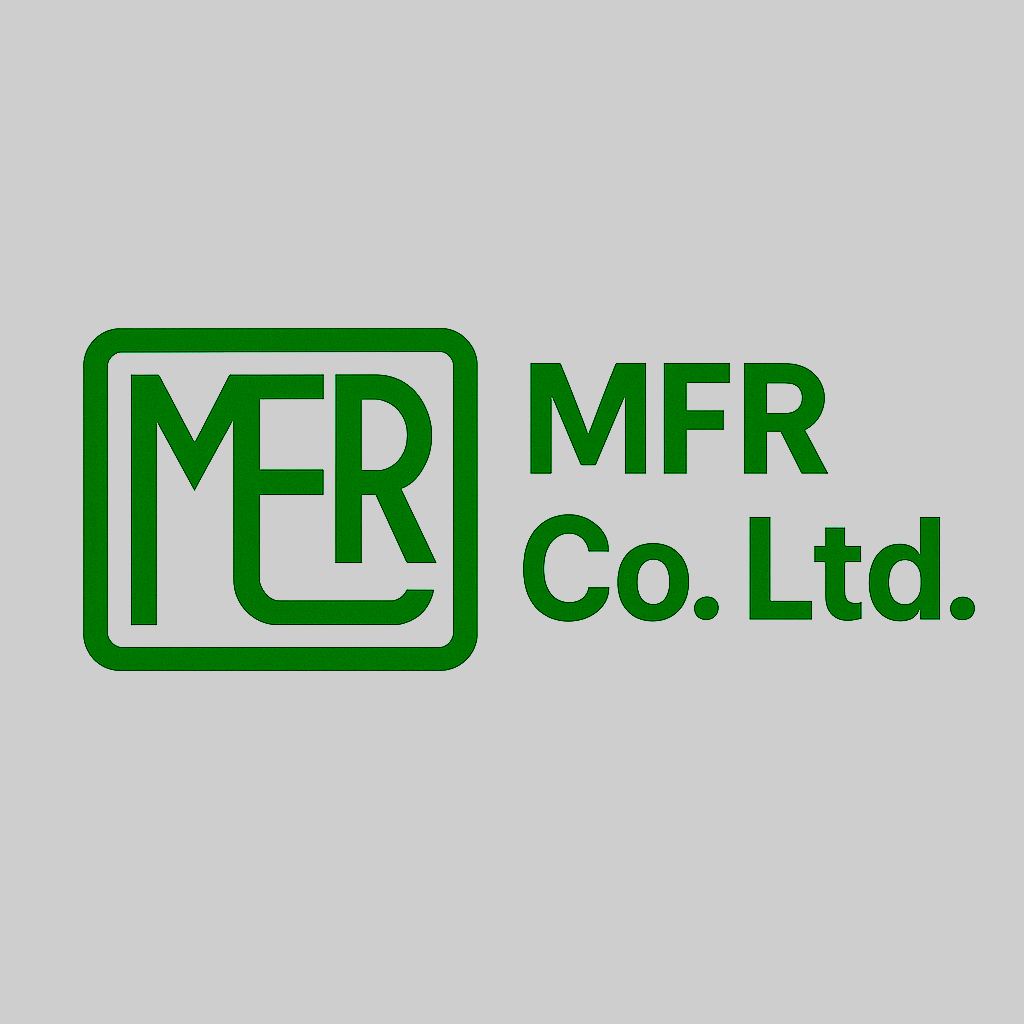 Green logo with the text "MER MFR Co. Ltd." in a stylized frame.