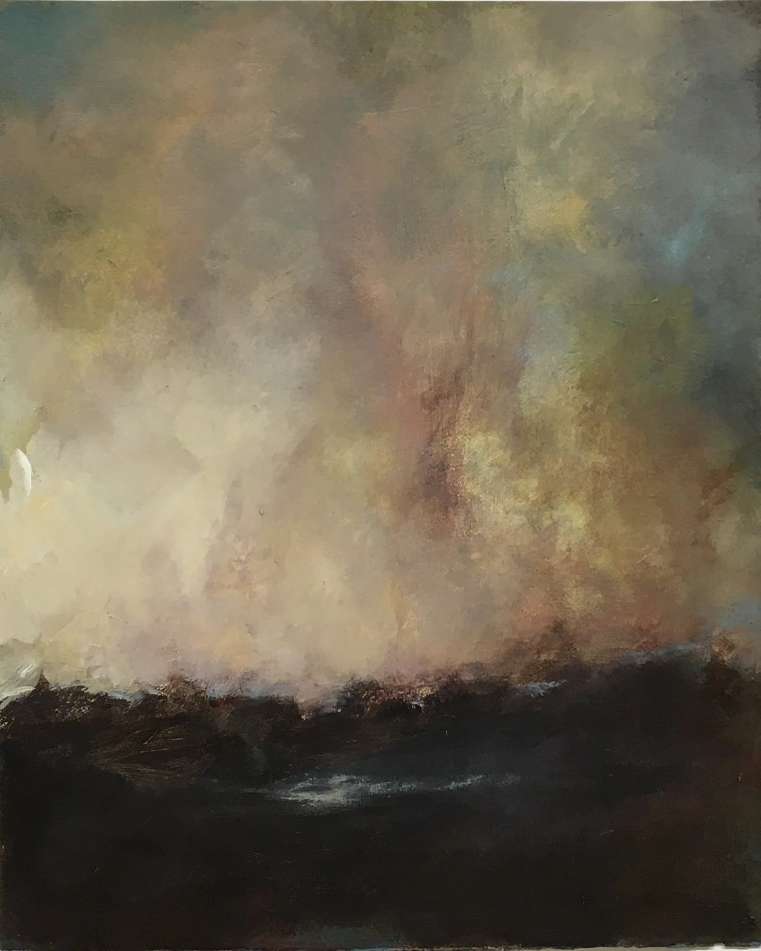 dusk 22 x 18 acrylic on paper