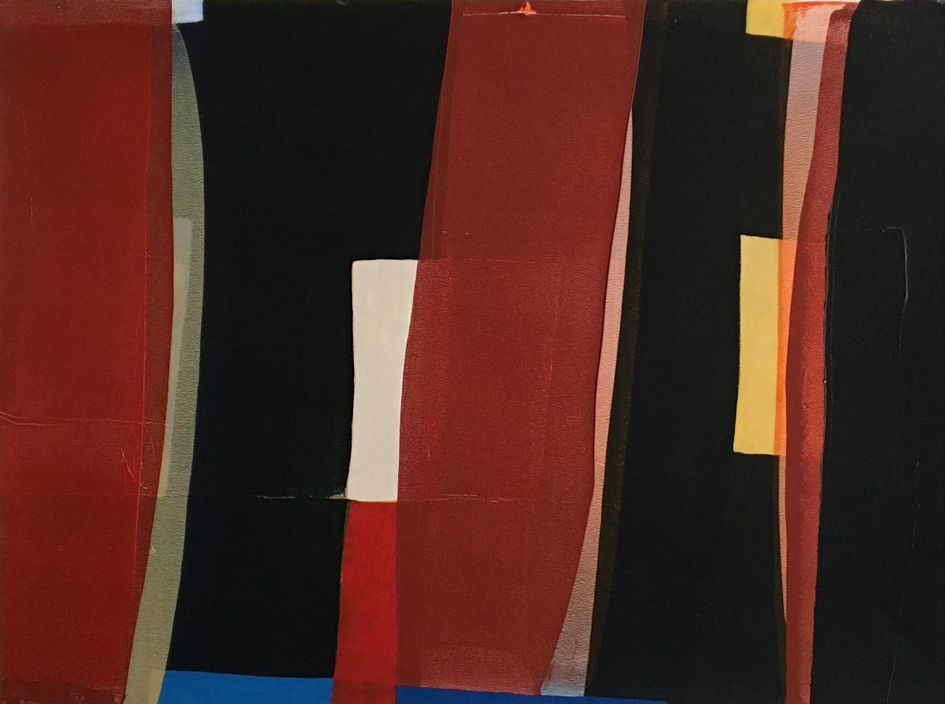 composition no.5  18 x 24  acrylic on paper