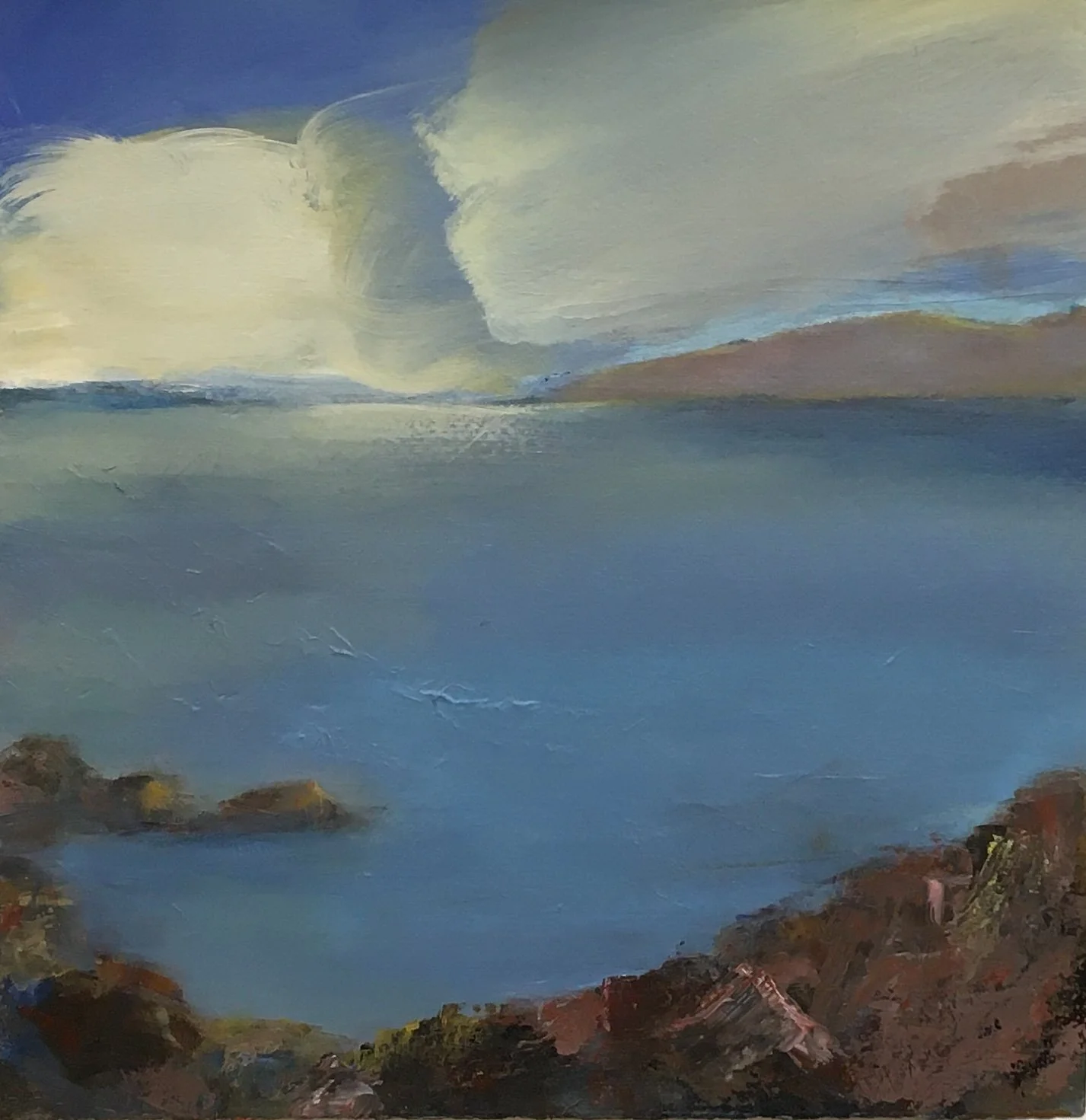  no.2 lonesome cove 12 x 12 acrylic on paper