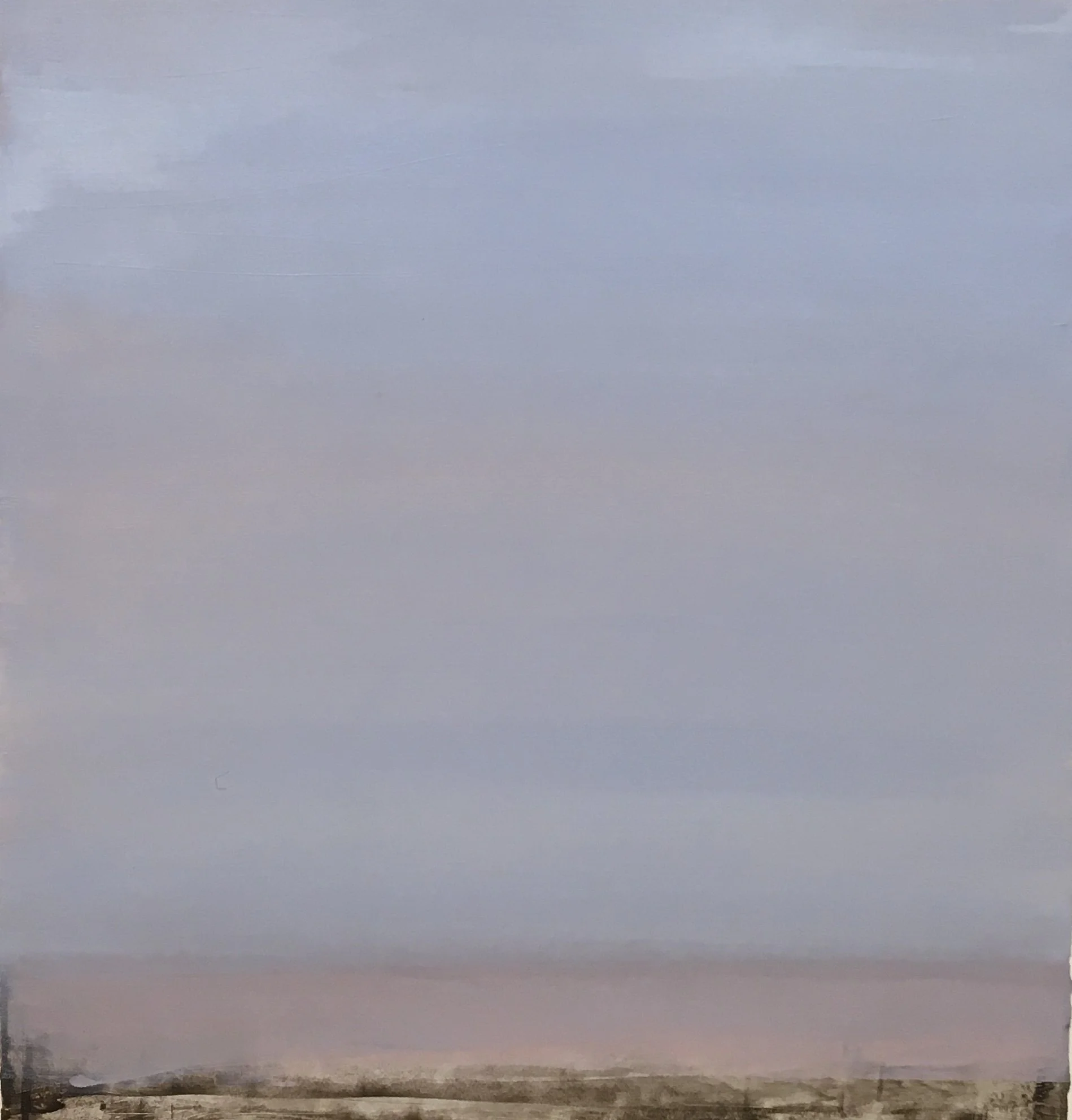 no.5 landscape 23.5 x 22.5 acrylic on paper