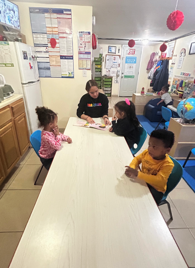 Daycare classroom designed for early childhood learning