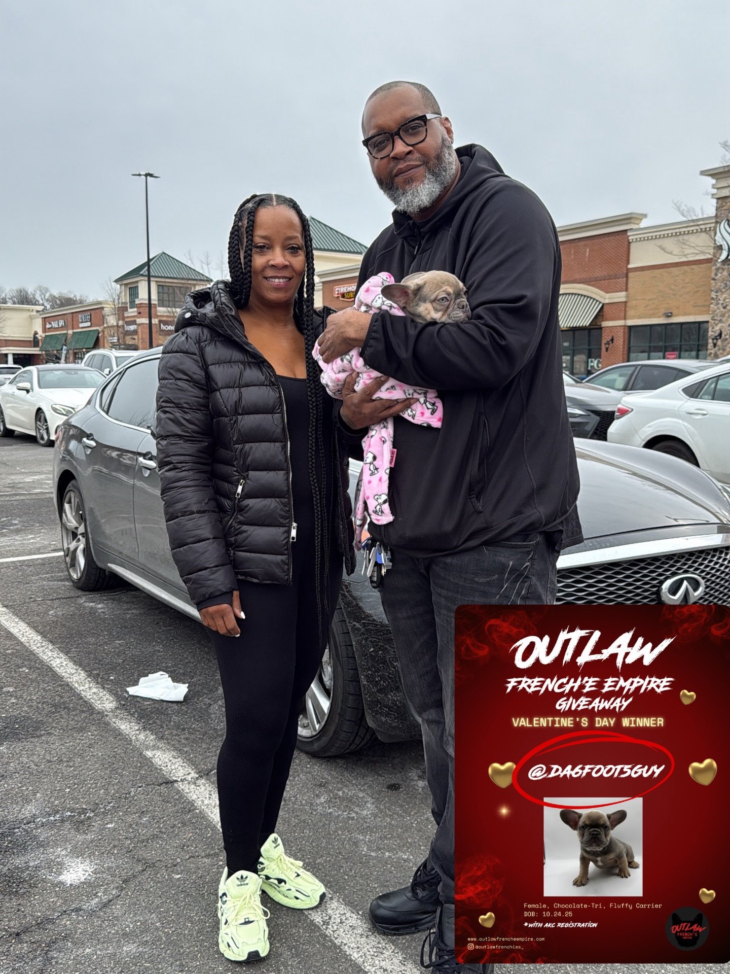 Congratulations @da6foot5guy 🥂 . Bro came up short the first raffle and decided to double back 🍾