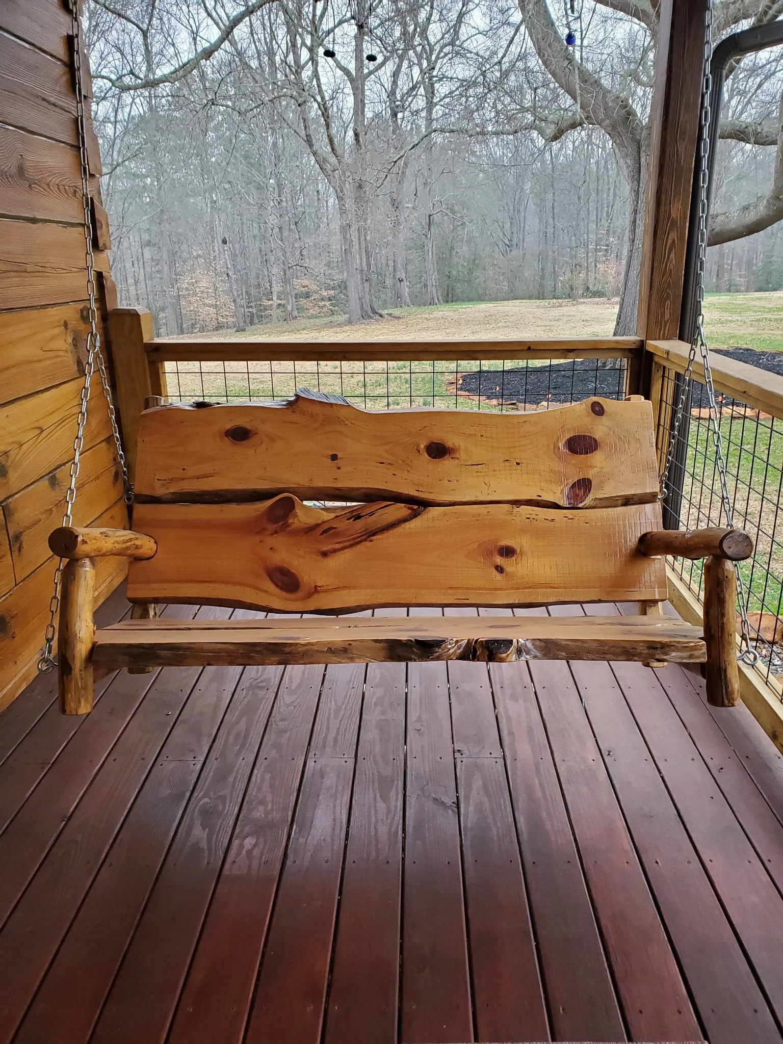 Porch Swing with Chains