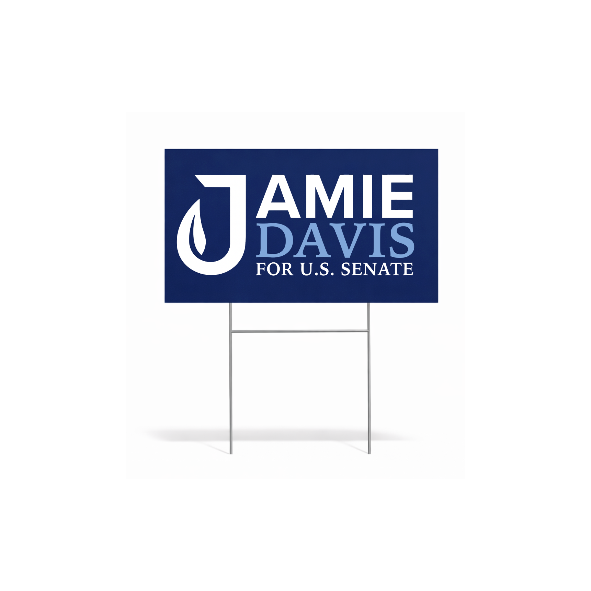 Jamie Davis for U.S. Senate 24” x 18” Yard Sign