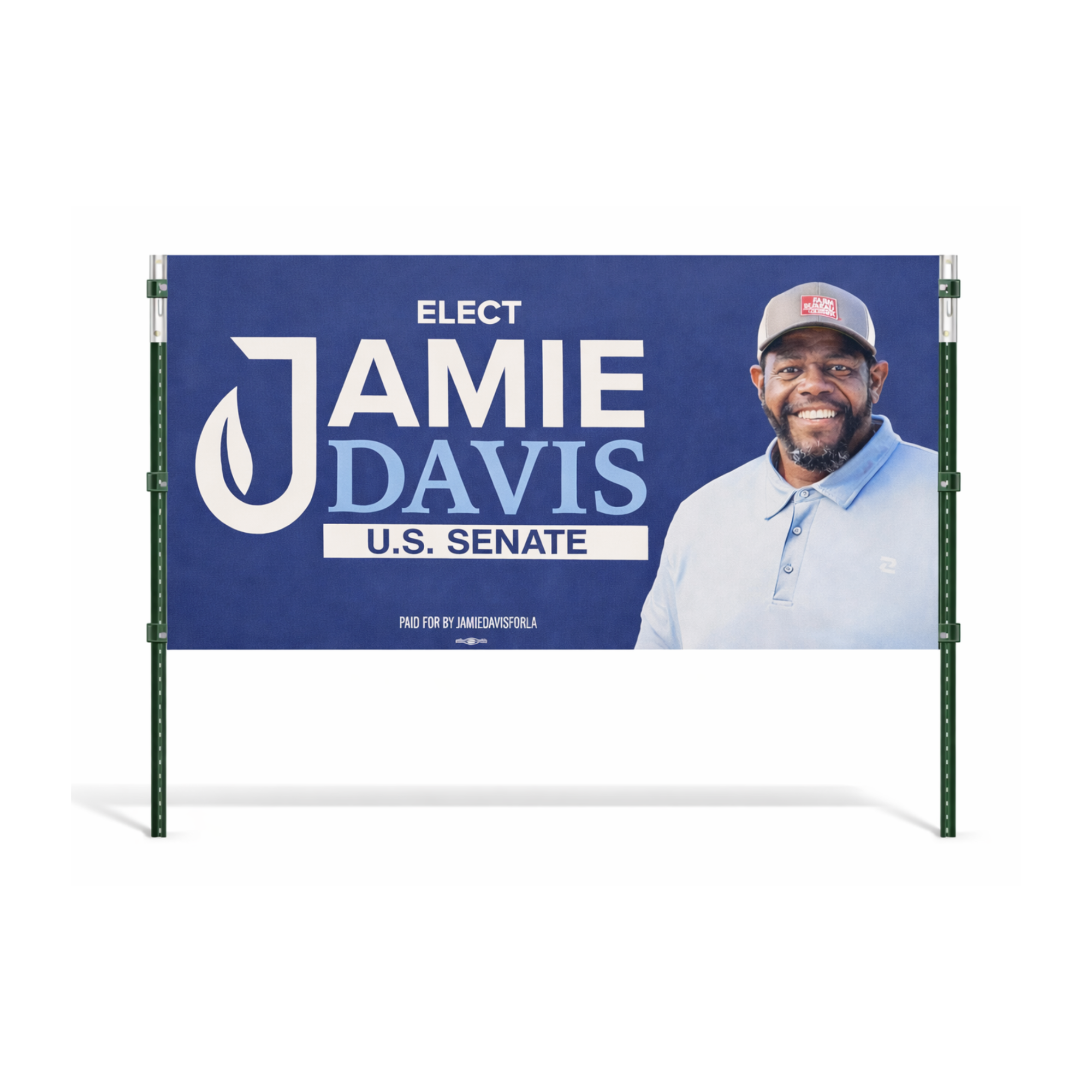 Jamie Davis for US Senate 4 x 8 Large Campaign Sign for Roadside
