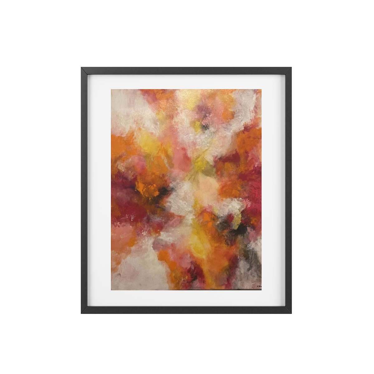 Fire and Bloom- Framed Art Print