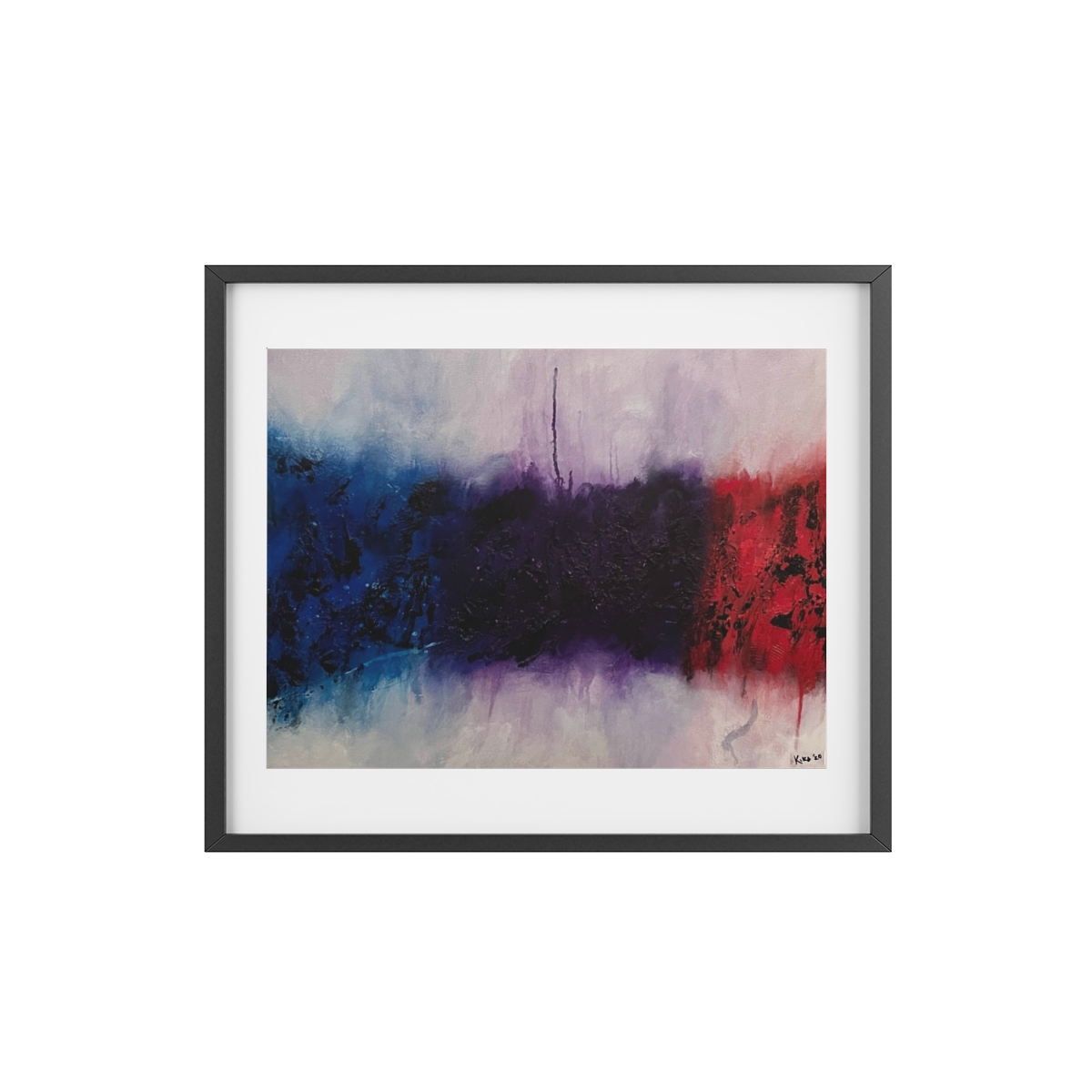 Between Fire and Water- Framed Art Print