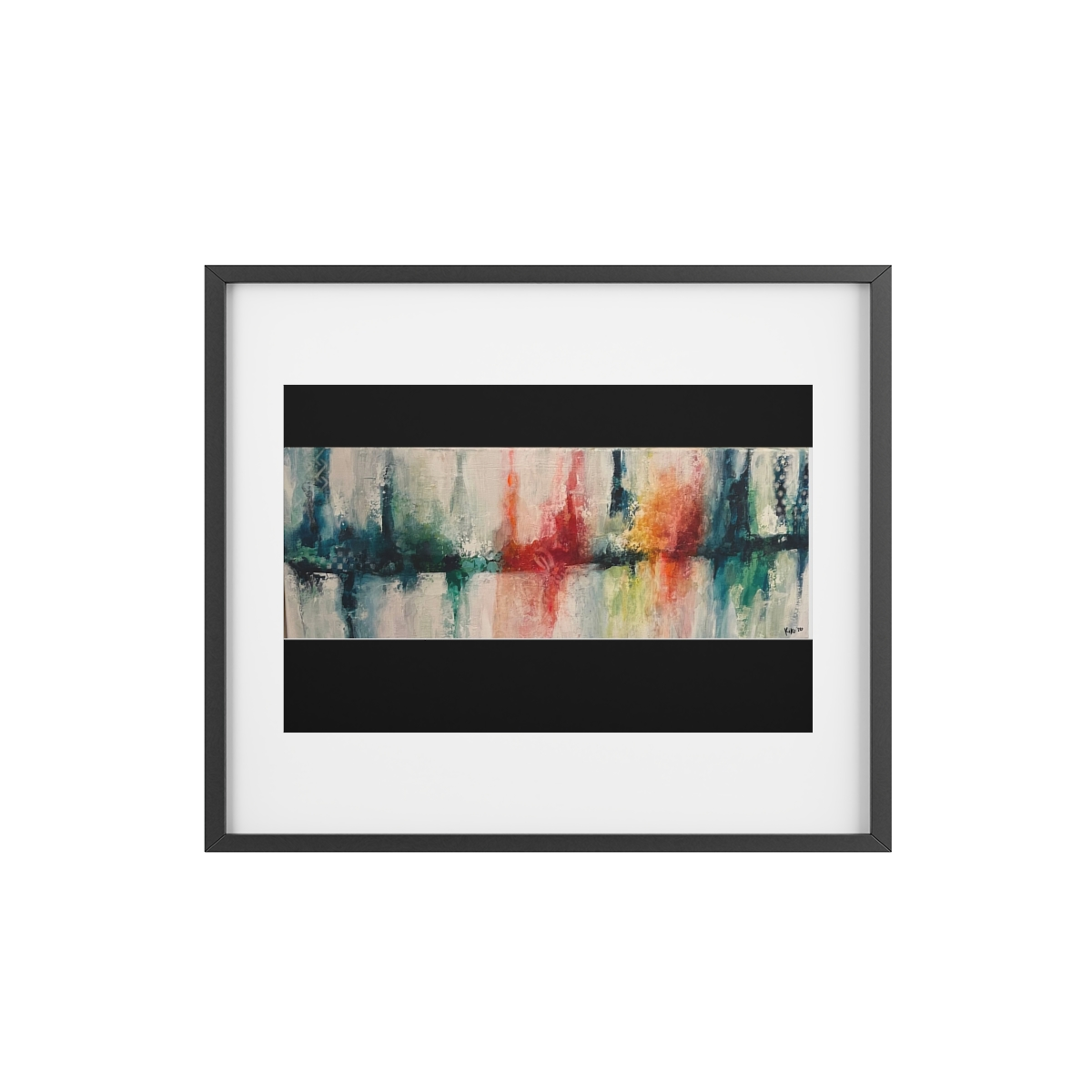 Where Colors Breathe-  Framed Art Print