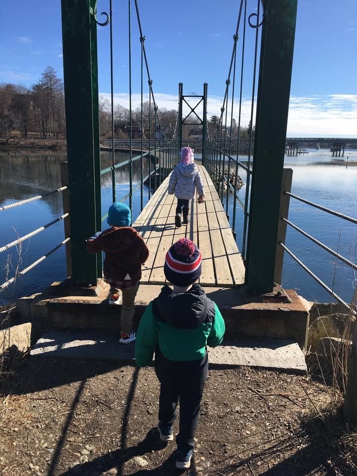 Daycare in York, Maine - walk on Wiggly Bridge