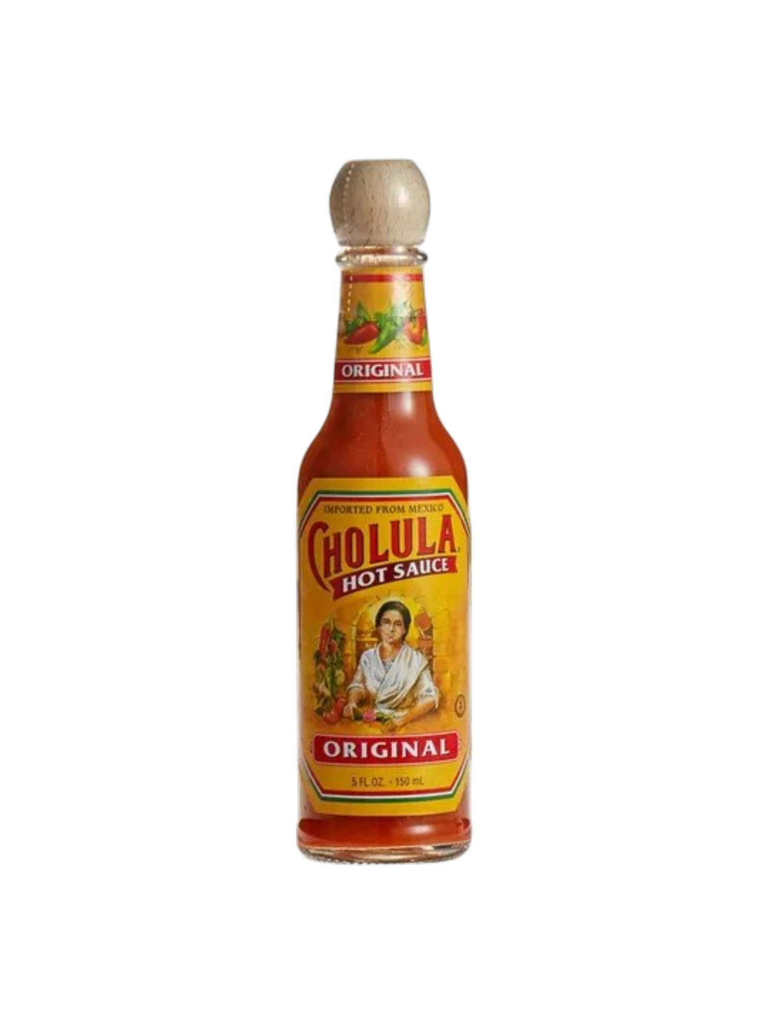 Hot Sauce, Cholula Original Hot Sauce 5 fl oz glass bottle