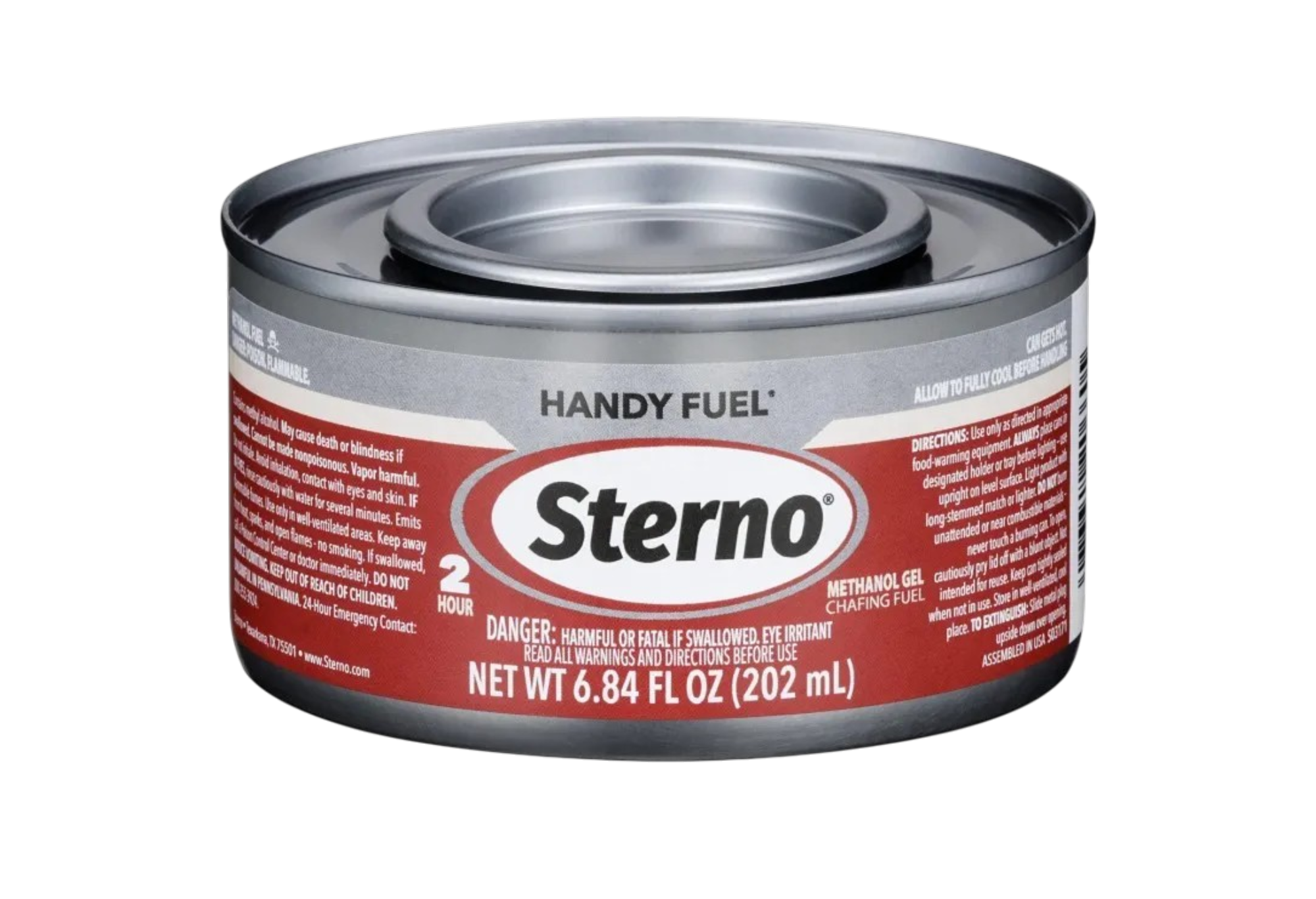 Fuel, Sterno Handy Fuel for Chafing Dishes, Catering, etc. 72ct case 85.00