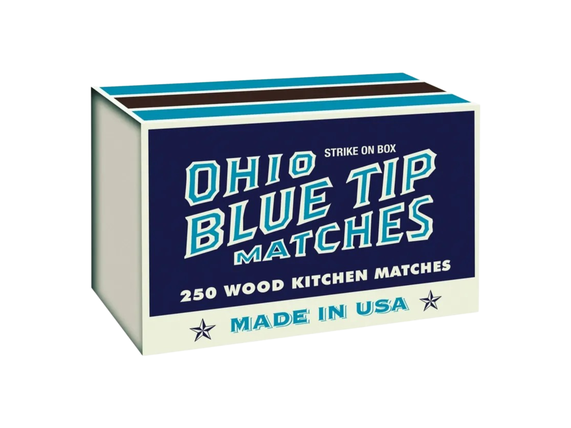 Fuel, Ohio Blue Tip Wooden Kitchen Matches 250ct box, prepper fave! 12.50