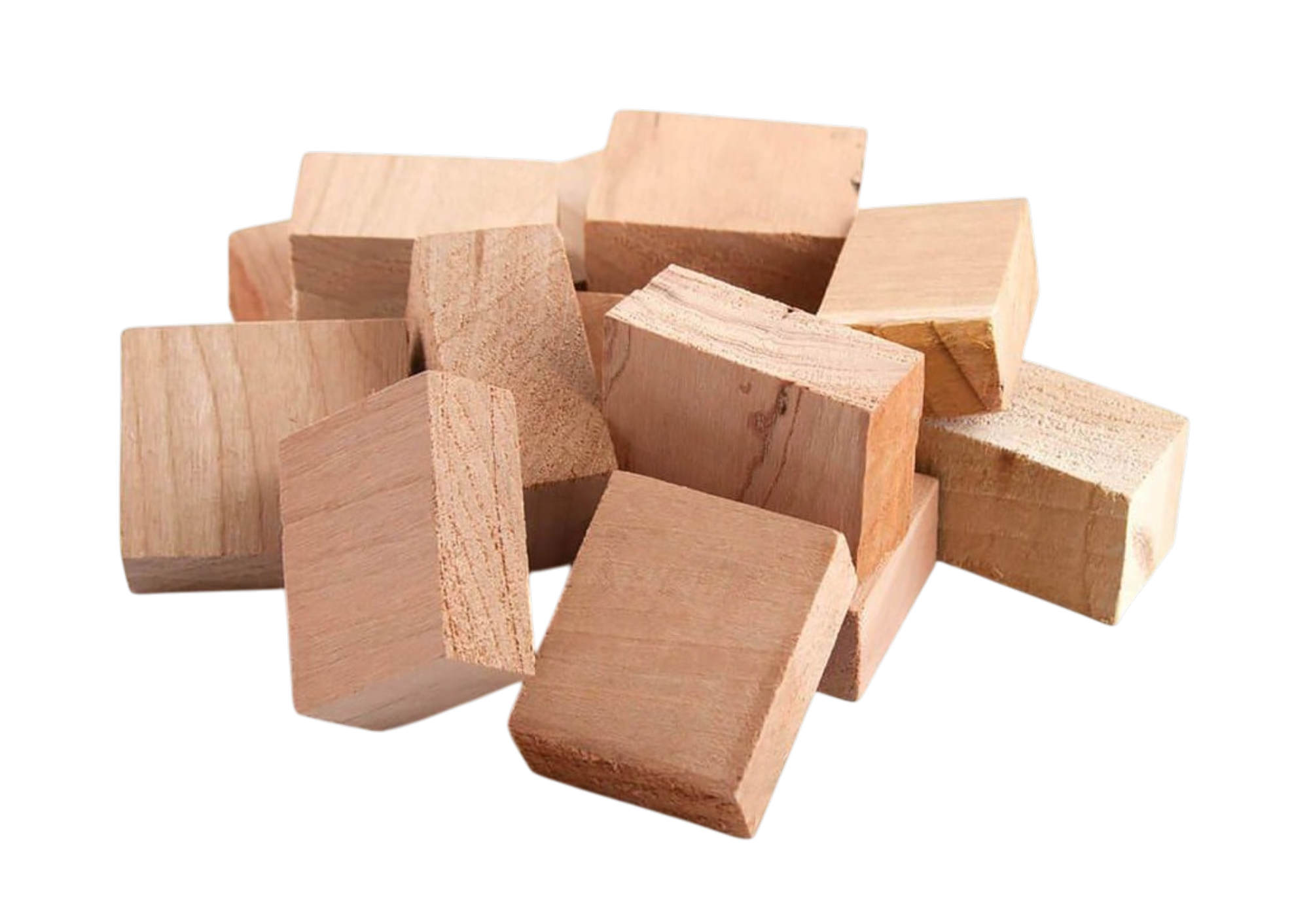 Wood, Cherry Wood Blocks for smoker or grill, 3" pieces, 3lb bag 17.50