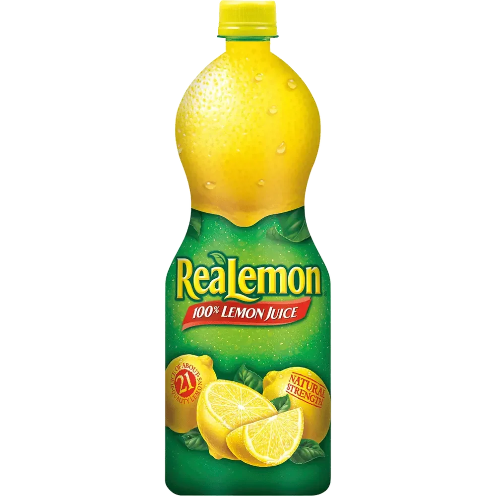 Juice, ReaLemon 100% Lemon Juice, 2x48oz bottle 11.50, 8x48oz bottle 34.50