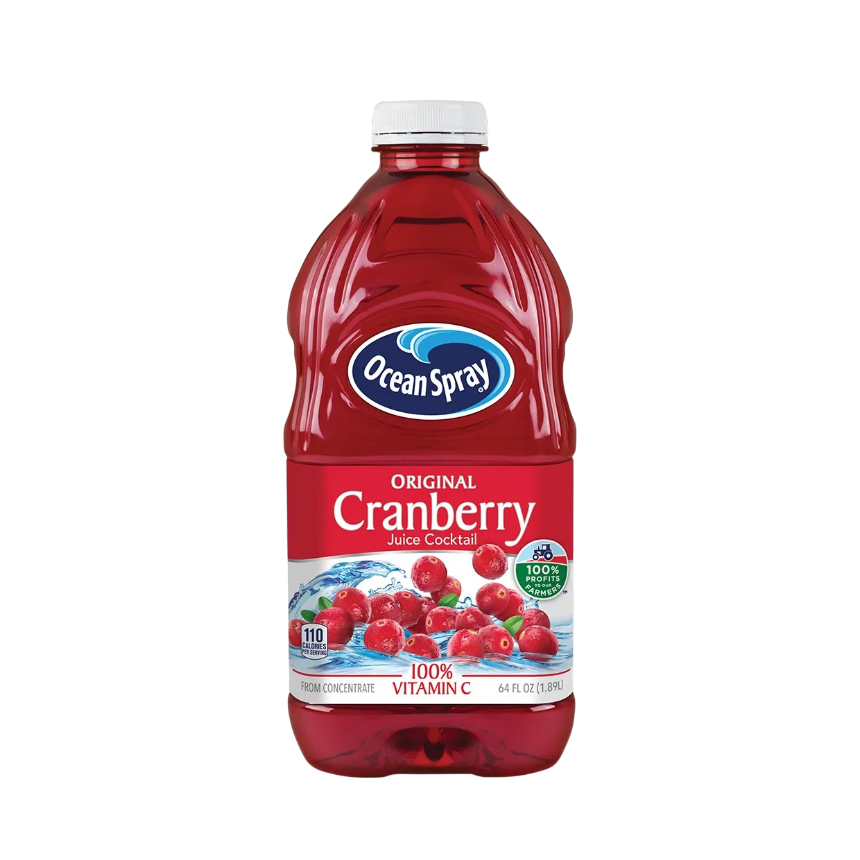 Juice, Ocean Spray Original Cranberr Juice, 8x64oz 37.75, 12x32oz 34.75