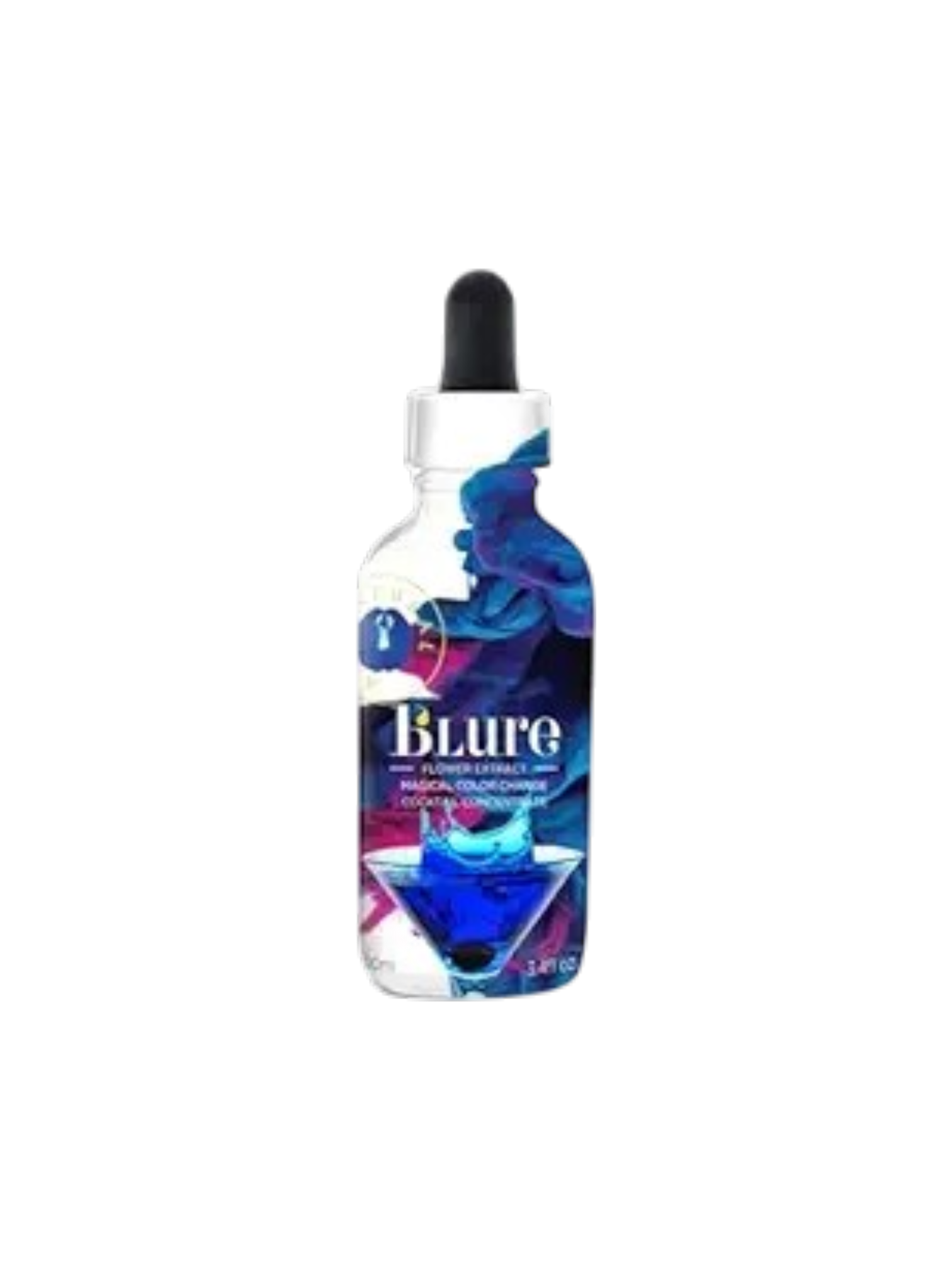 Extract, Butterfly Pea Flower, Wild Hibiscus, 100ml (3.4oz) bottle