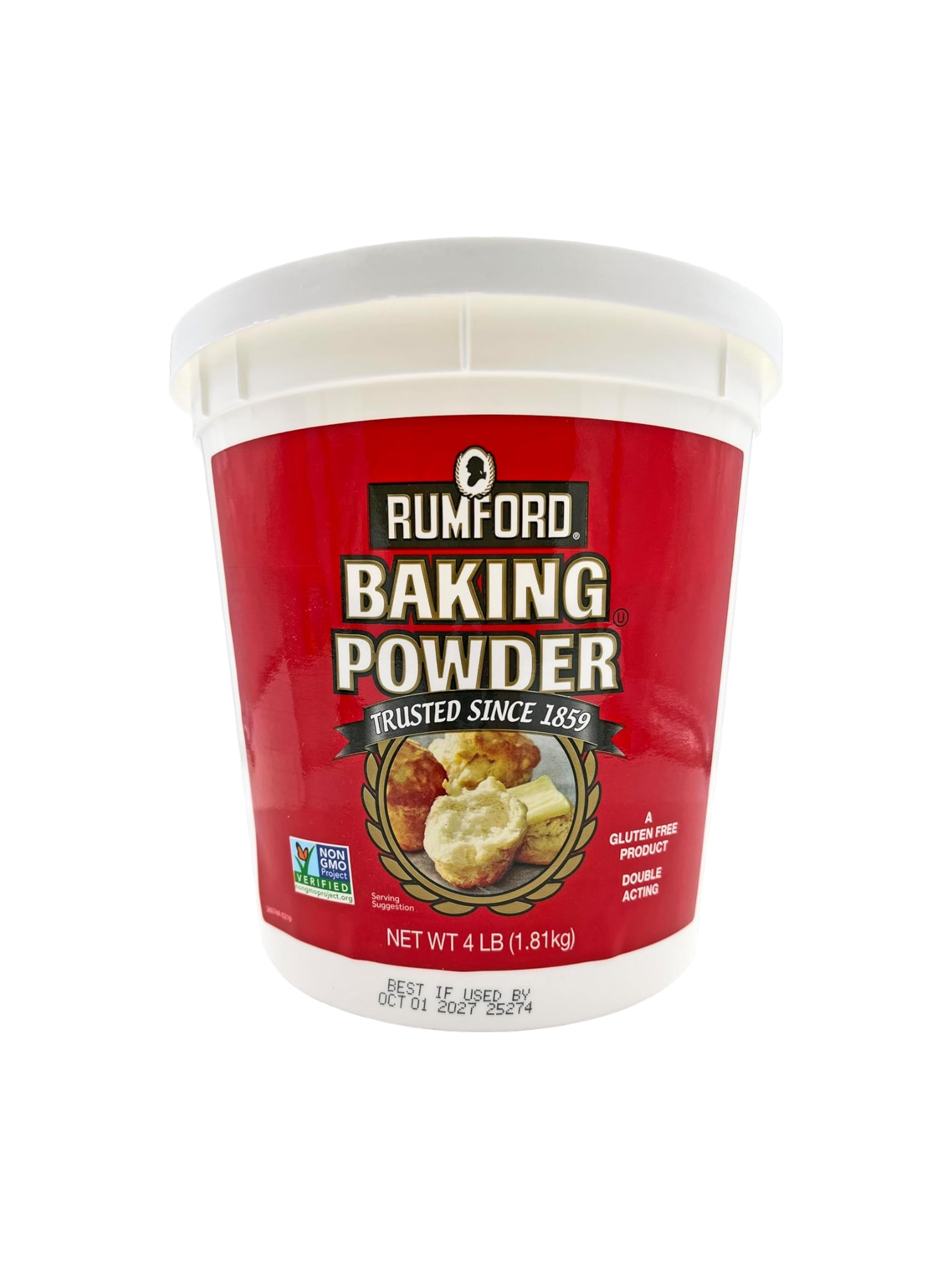 Baking Powder, Rumford Non-GMO 4lb tub
