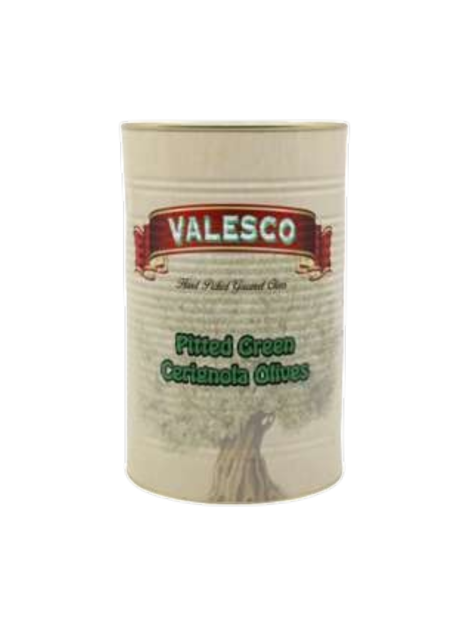 Olives, Pitted Large Green Cerignola Olives, Valesco, 4.5lb net tin