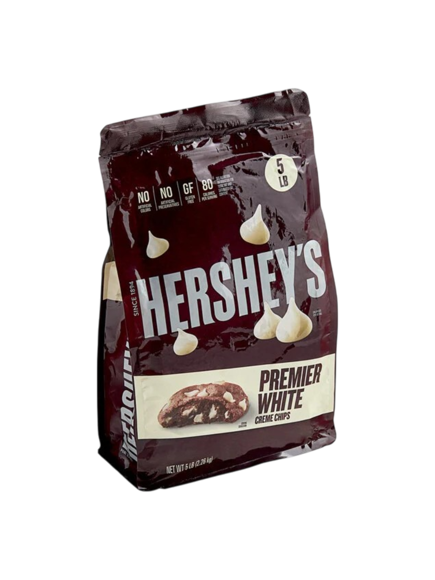 Chocolate Chips, Hershey's Premium White Creme Chips 5lb bag