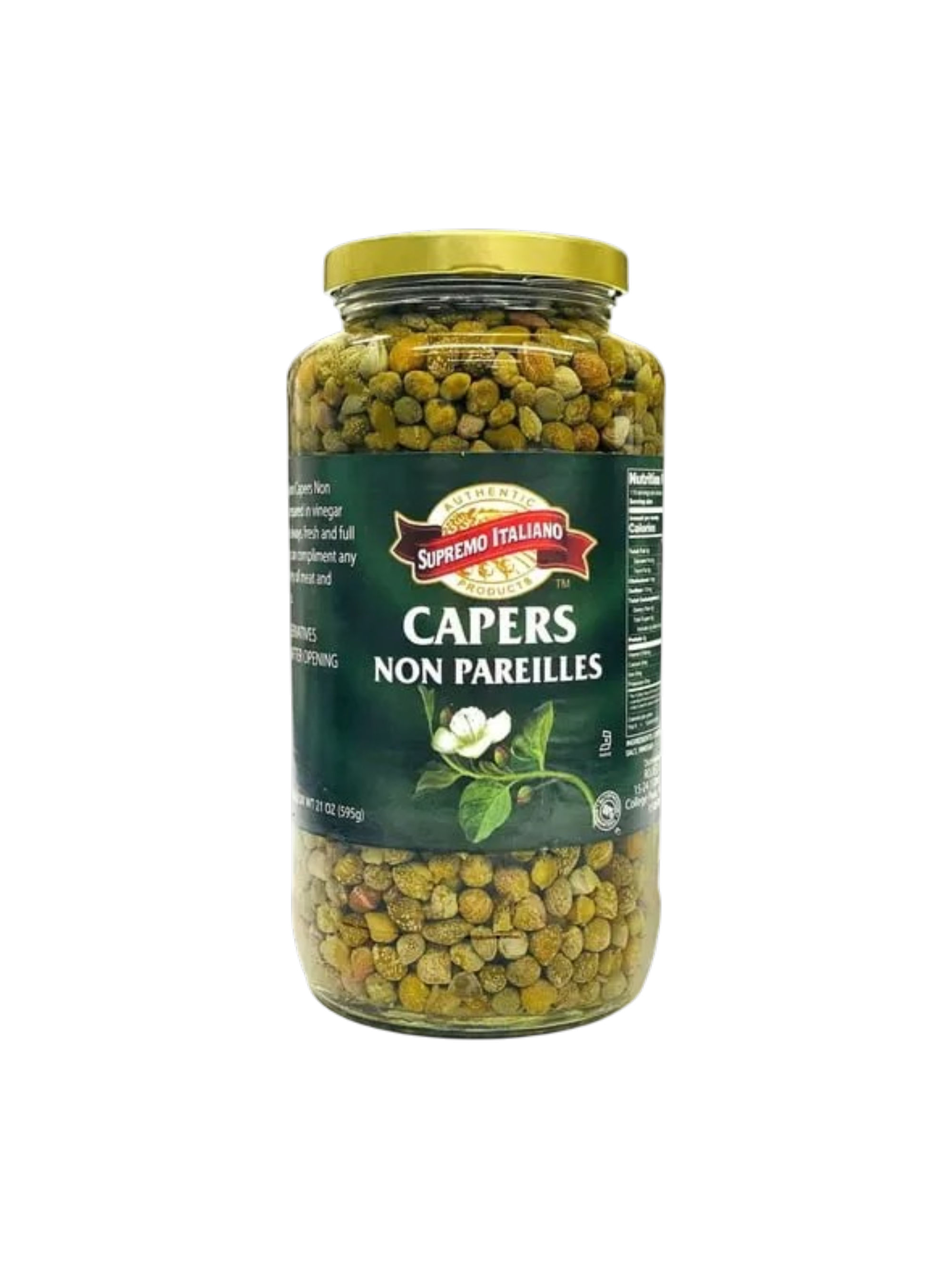 Brined, Capers Non Pareil, Supremo Italiano, 32oz jar