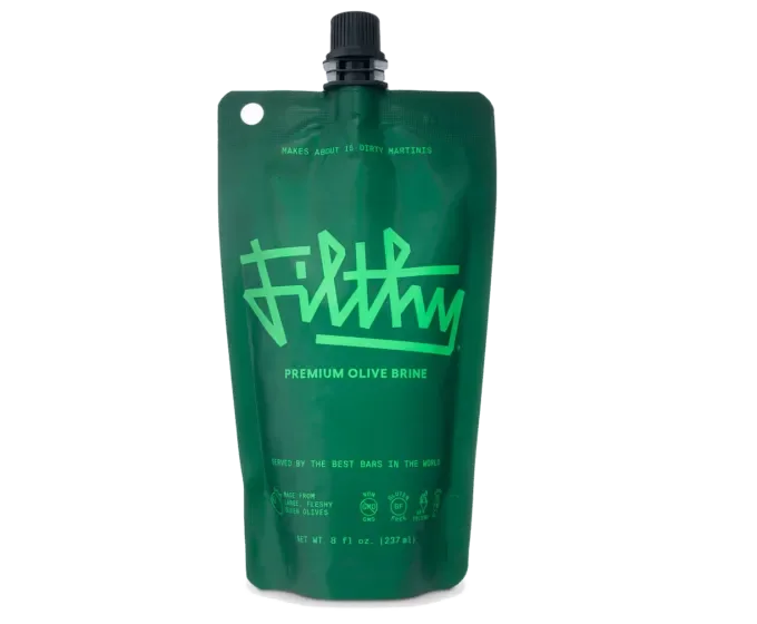 Brine, Filthy Premium Olive Brine, Pack of 3x8oz pouch