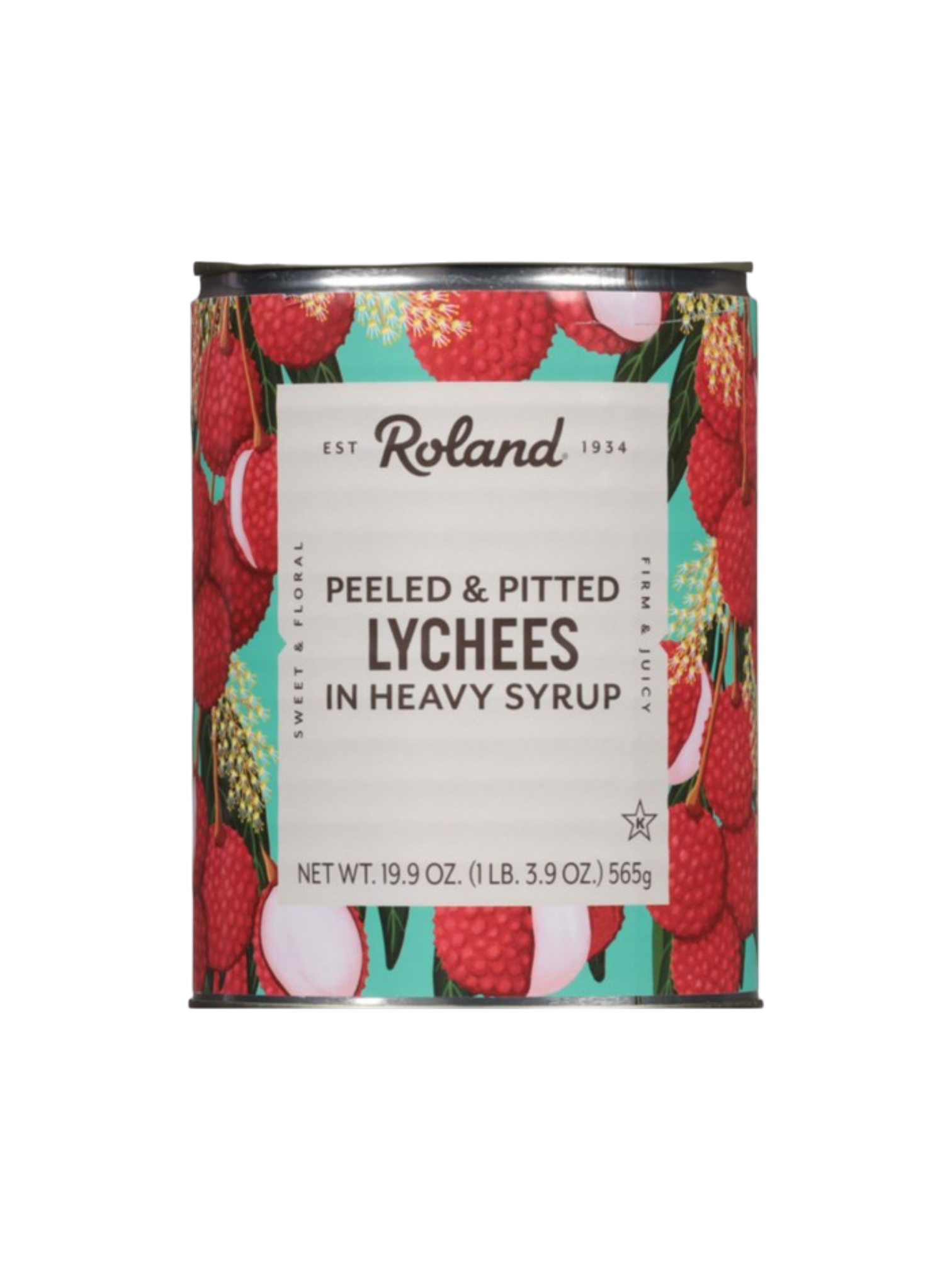 Fruit, Roland Peeled & Pitted Lychees in Heavy Syrup, 20oz can