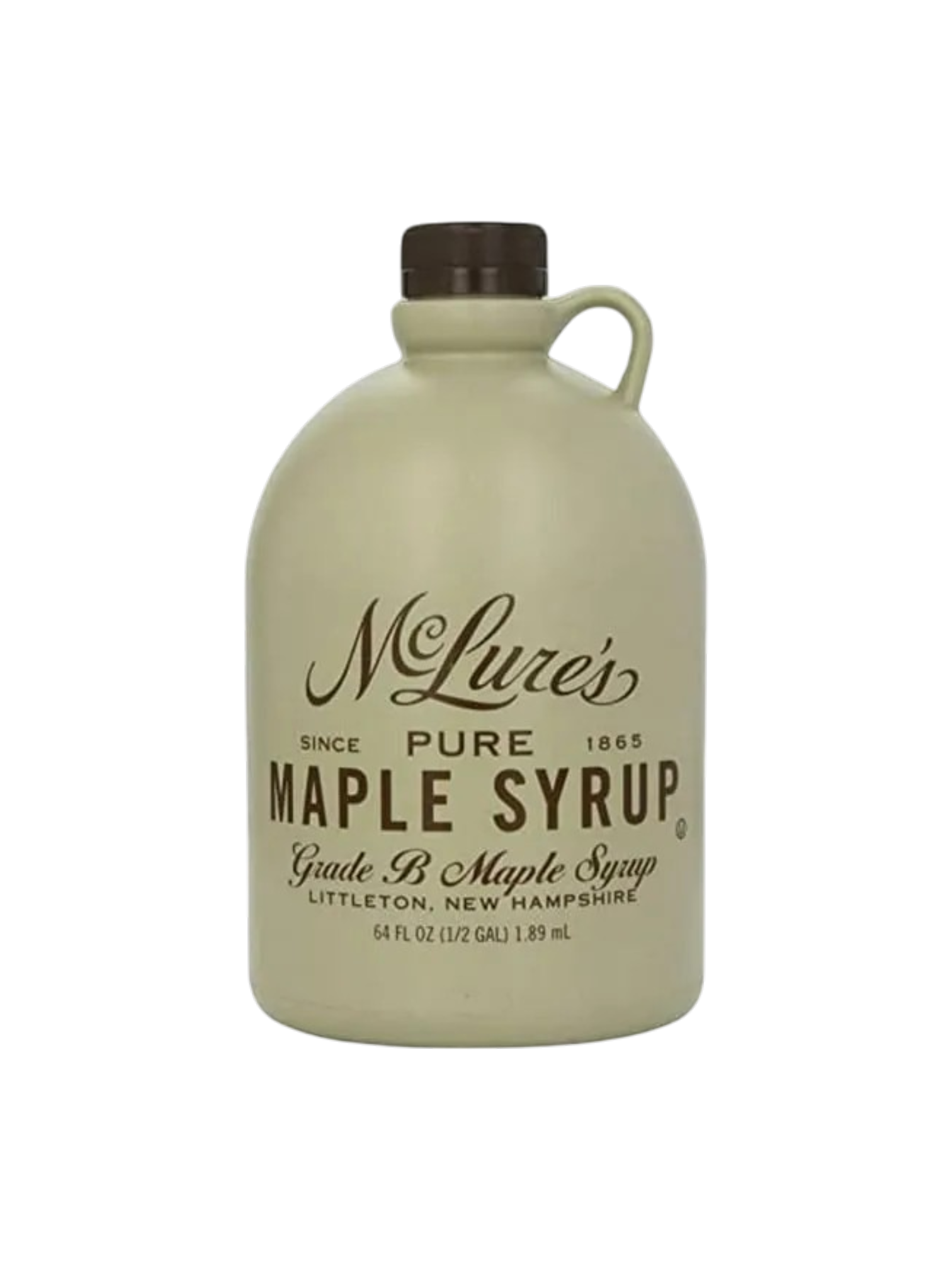 Syrup, Maple Syrup, McLure's Pure Grade A Dark 64 fl oz jug