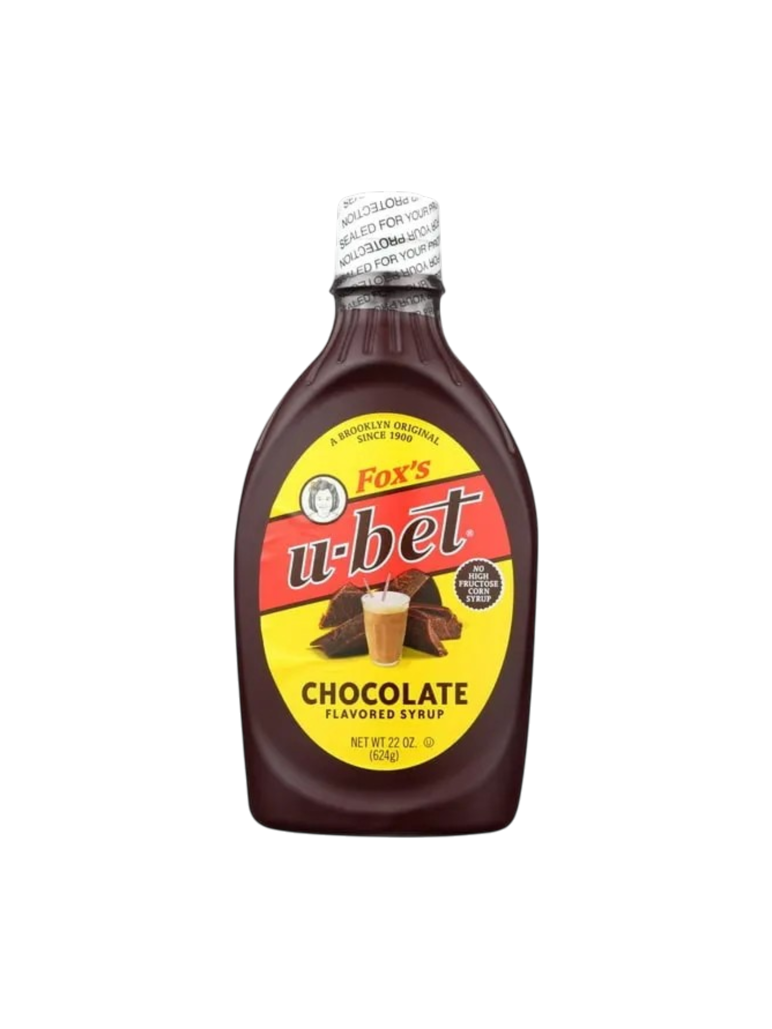 Syrup, Fox’s U-bet Chocolate Flavored Syrup, 22oz Squeeze Bottle