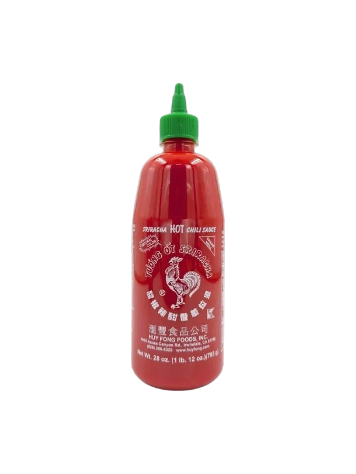 Hot Sauce, Huy Fong “Rooster” Sriracha Sauce, 28oz bottle