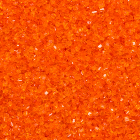 Sugar, Orange Rimming / Sanding Sugar 1lb pouch. All natural coloring. Happy Halloween!!! USA