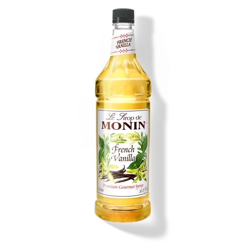 Syrup, Monin French Vanilla Syrup 1L bottle