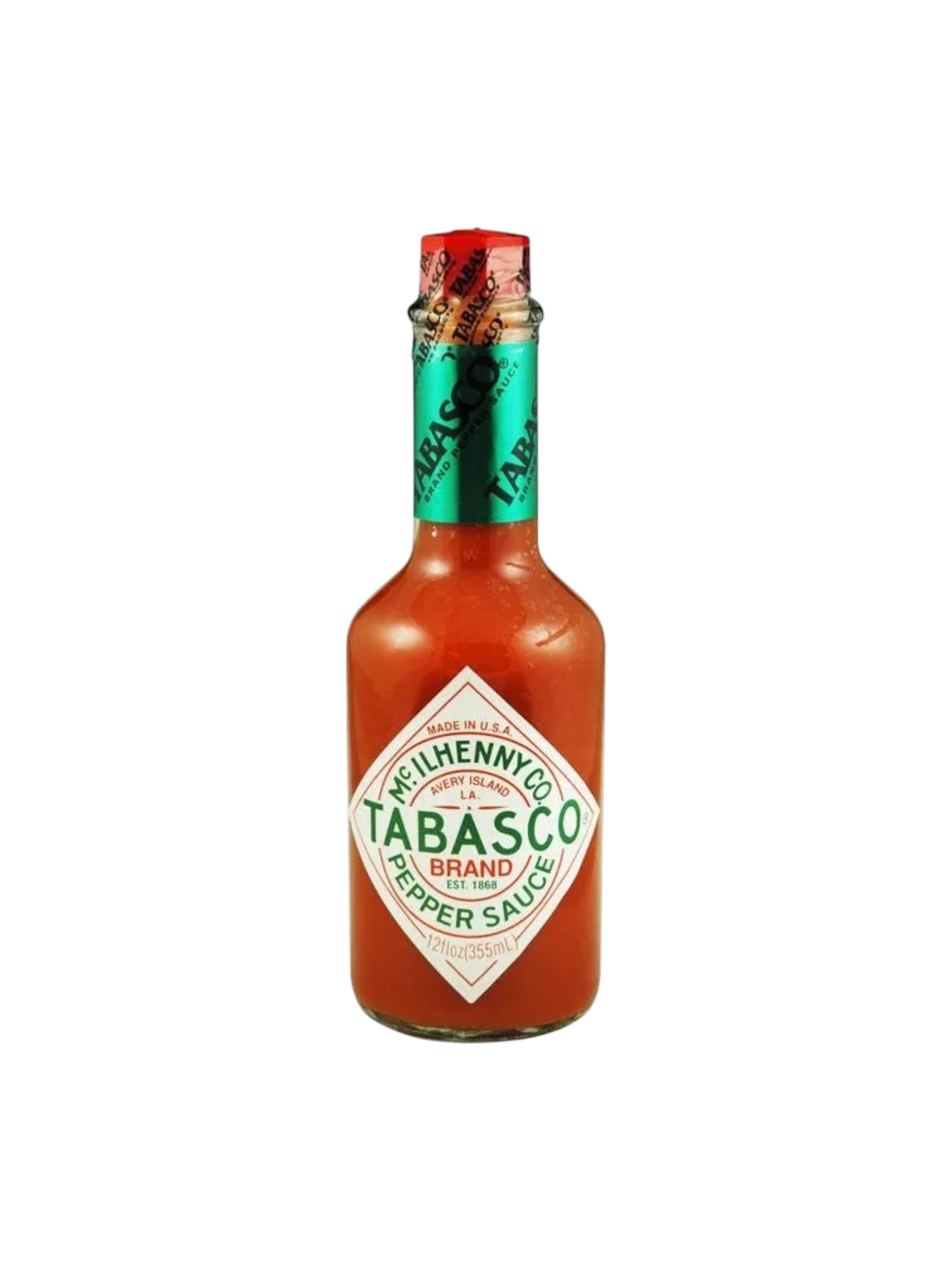 Hot Sauce, Tabasco Original Red Pepper Sauce, 12 oz glass bottle