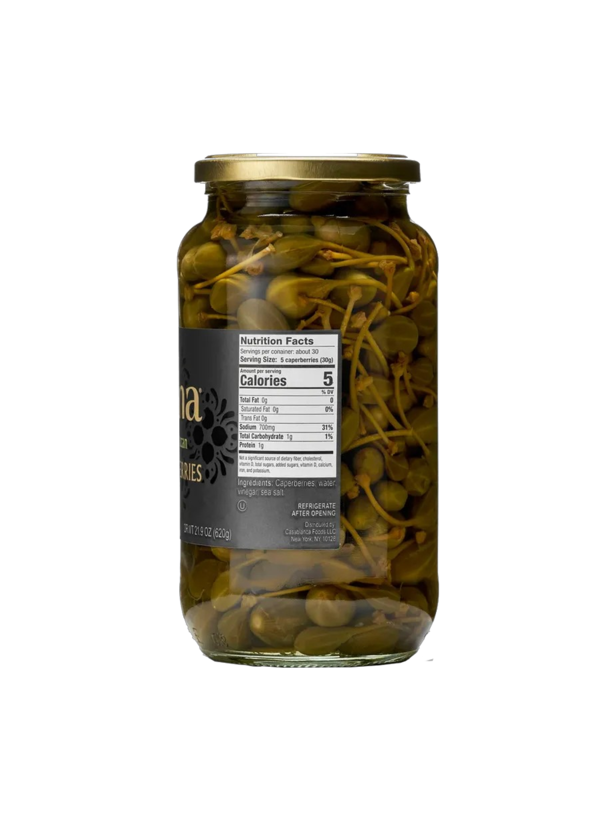 Brined, Caperberries, House, 32oz jar