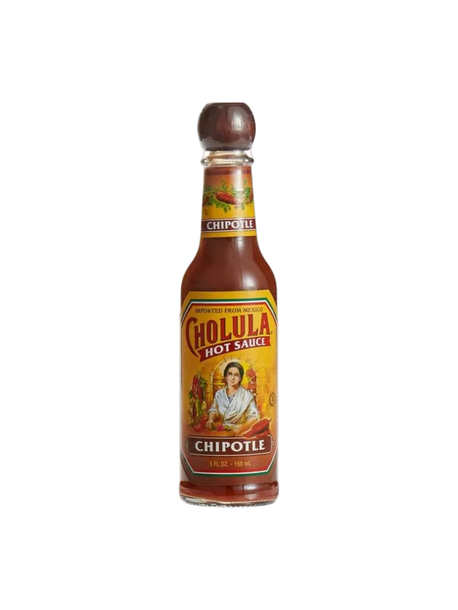 Hot Sauce, Cholula Chipotle Hot Sauce 5oz glass bottle
